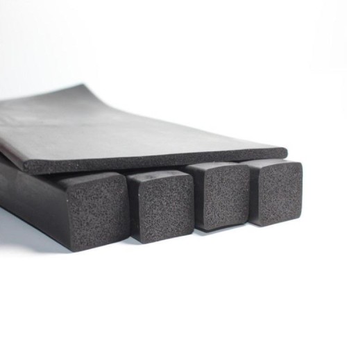 rubber dense foam strips